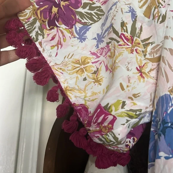 MATILDA JANE Enchanted Garden Tiered Ruffle Aloha Palm Dress, Size XL, GUC. - Picture 5 of 13